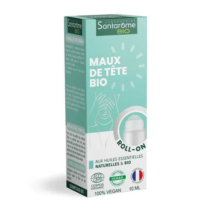 Roll on maux de tête bio santarome