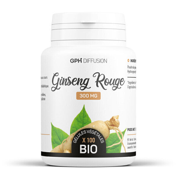 Ginseng Rouge Racine 100 Gélules GPH