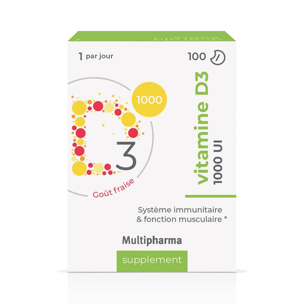 Vitamine D3 Naturelle 1000 UI