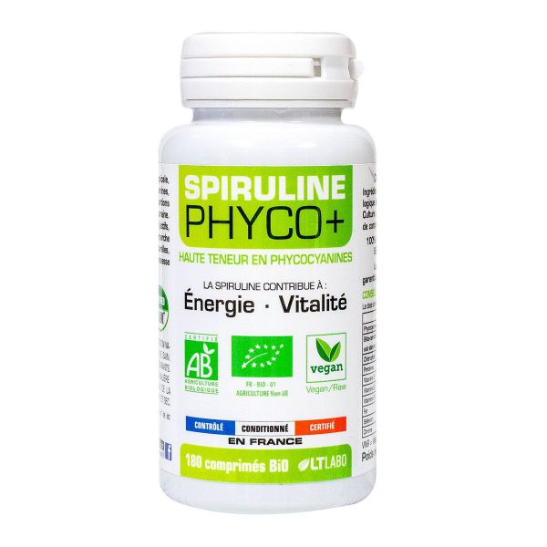 Spiruline Phyco+ 180 Comprimés