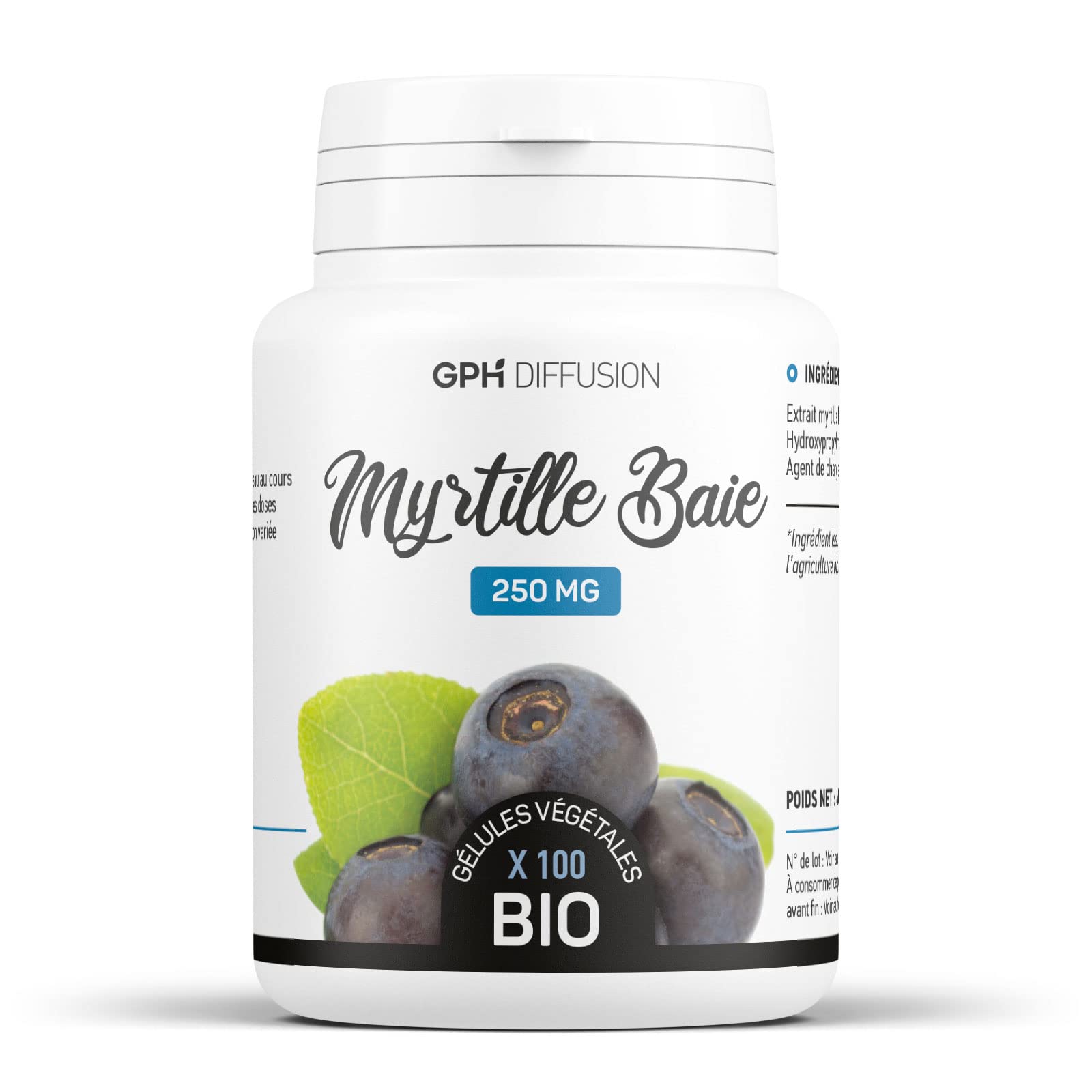 Myrtille Baie 100 Gélules GPH