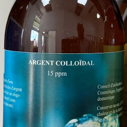 Argent Colloïdal en Flacon Verre Brun 500ml R2V
