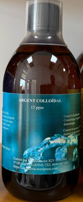 Argent Colloïdal en Flacon Verre Brun 500ml R2V