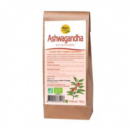 Ashwagandha Bio Poudre 150 g