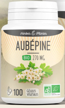 Aubépine Sommités Fleuries 100 Gélules Herbes & plantes
