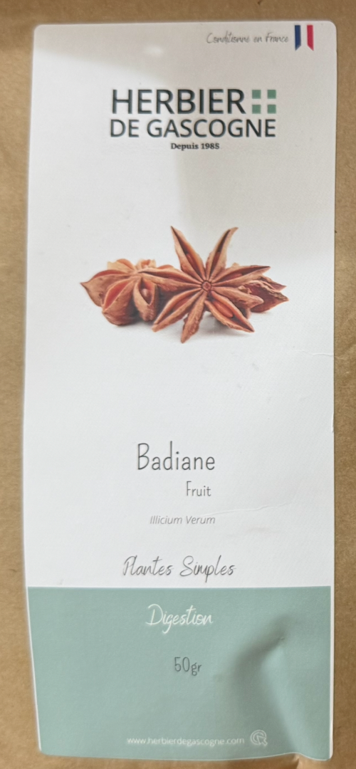 Badiane Fruit Bio 25g Herbier de Gascogne