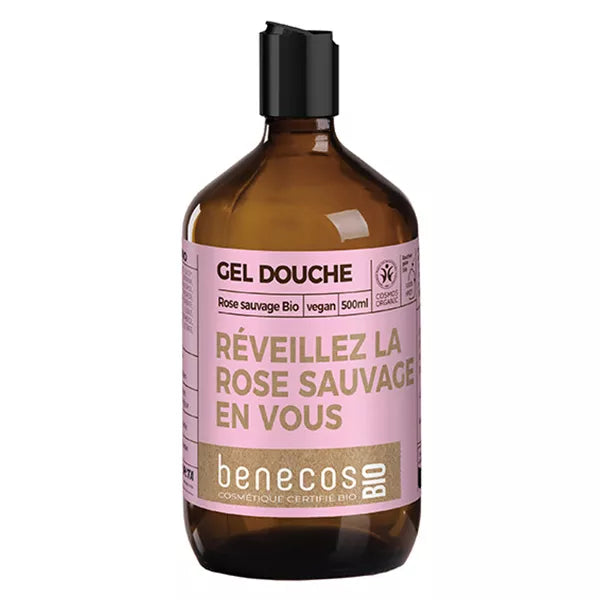 Gel Douche Rose Sauvage 500 ml - Benecos