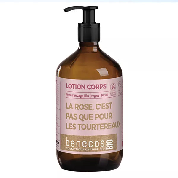 Lotion Corps à la Rose 500 ml - Benecos