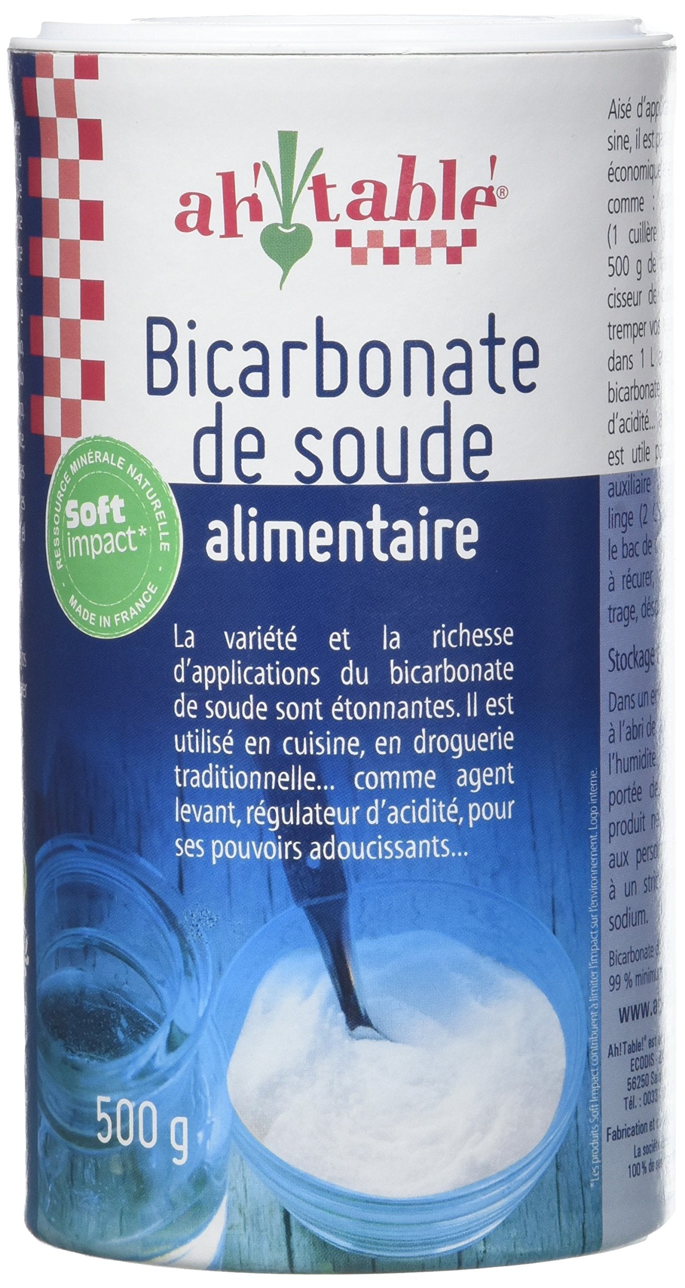 Bicarbonate de Soude Alimentaire 500g 