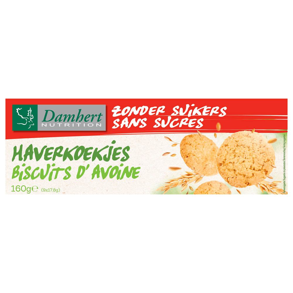 Biscuits D Avoine Ss Sucre 160G