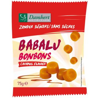 Bonbon Babalu Caramel Ss Sucre 75G