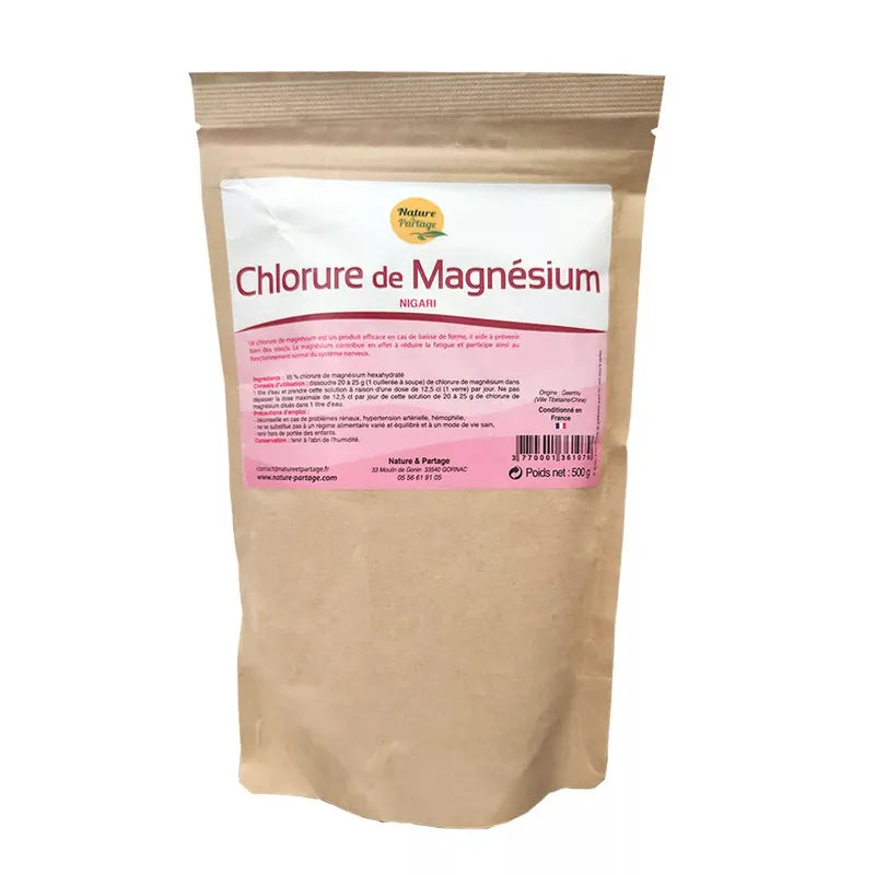 Chlorure de Magnésium Nigari 500g - Nature & Partage
