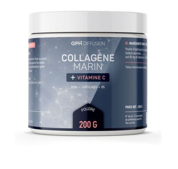 Collagène Marin + Vitamine C Poudre 250g GPH Diffusion
