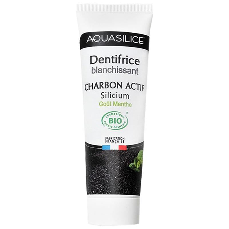Dentifrice Charbon Bio 75ml Aquasilice