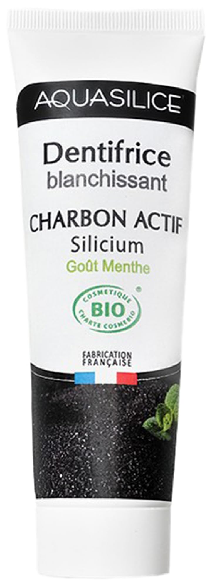 Dentifrice Charbon Bio 75ml Aquasilice