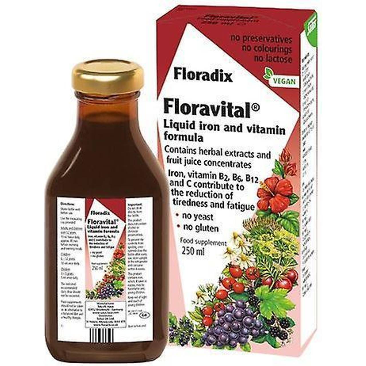 Floravital / Floradix Sans Gluten 250ml