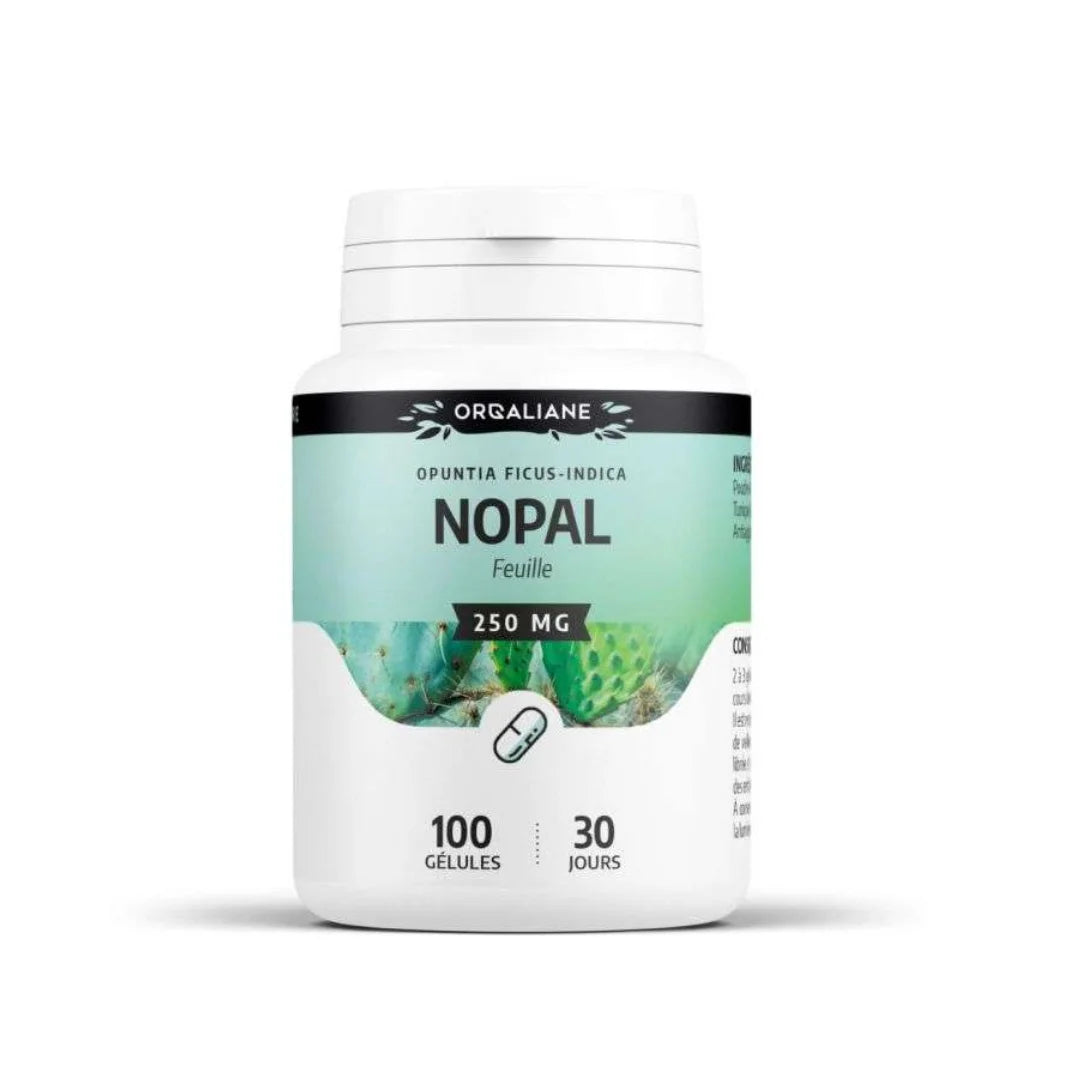 Nopal 100 Gélules 250mg GPH - Orgaliane