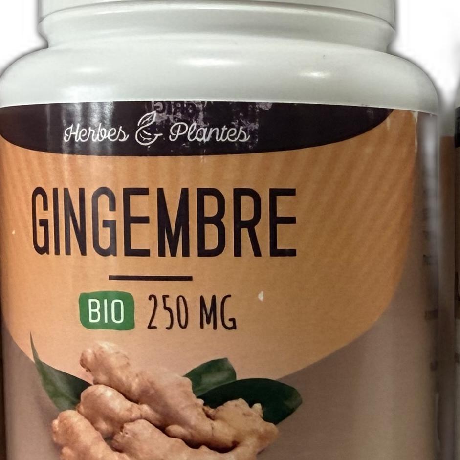 Gingembre Racine 100 Gélules GPH Herbes & plantes