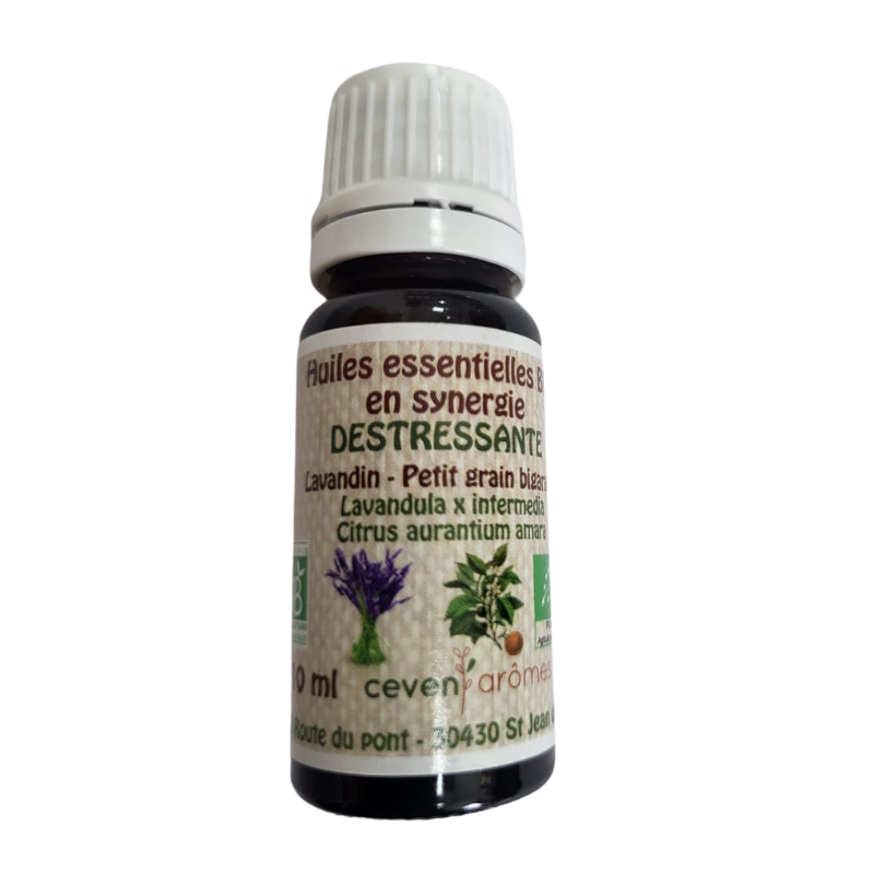 He synergie bio déstressante 10ml ceven arômes