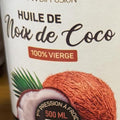 Huile de Coco Vierge Bio 500 ml - GPH Diffusion