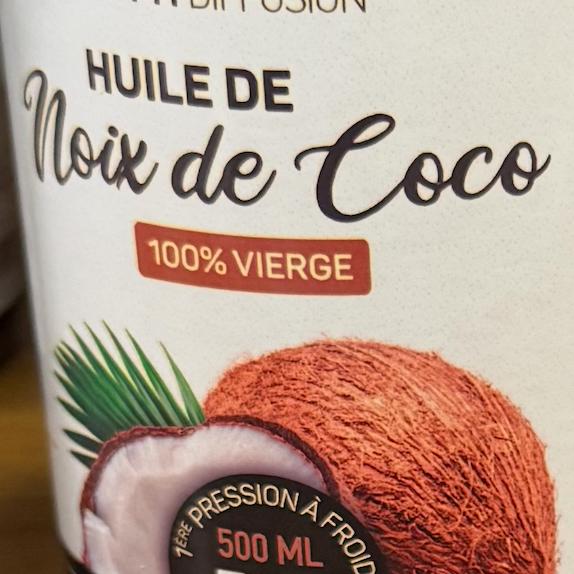 Huile de Coco Vierge Bio 500 ml - GPH Diffusion