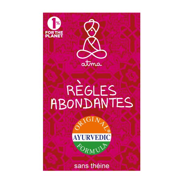 Infusion Règles Abondantes 20 Sachets Atma