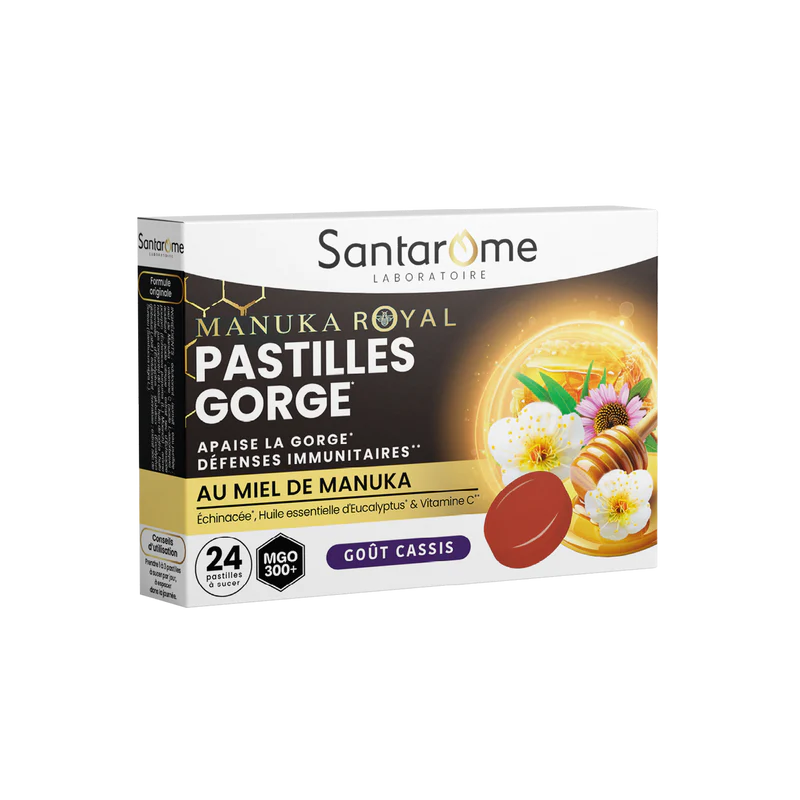 Pastilles Gorges Manuka x24 - Santarome