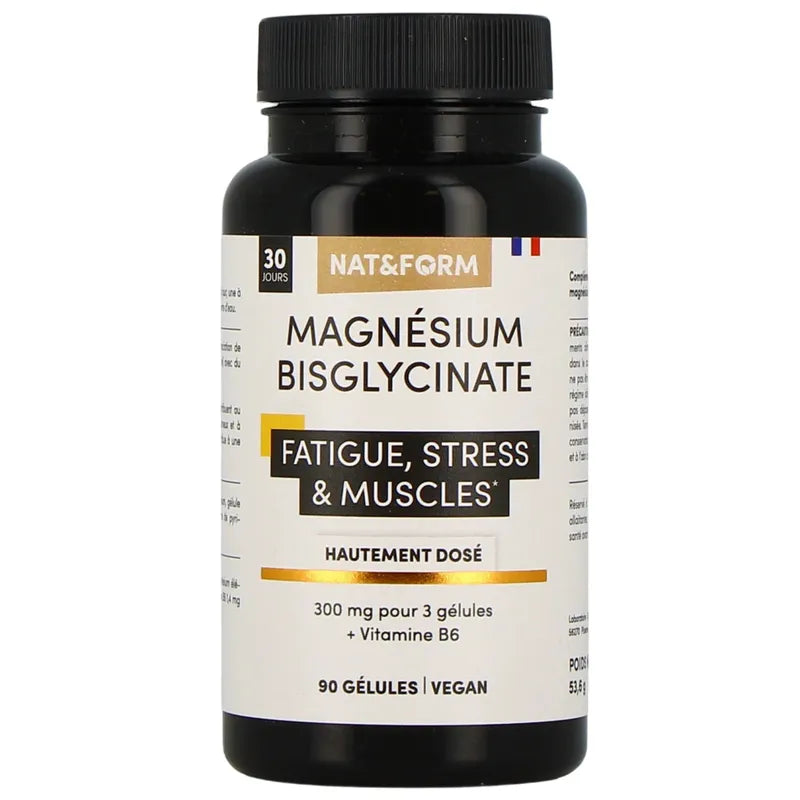 Magnesium Bisglycinate 90 Gel Nat&Form
