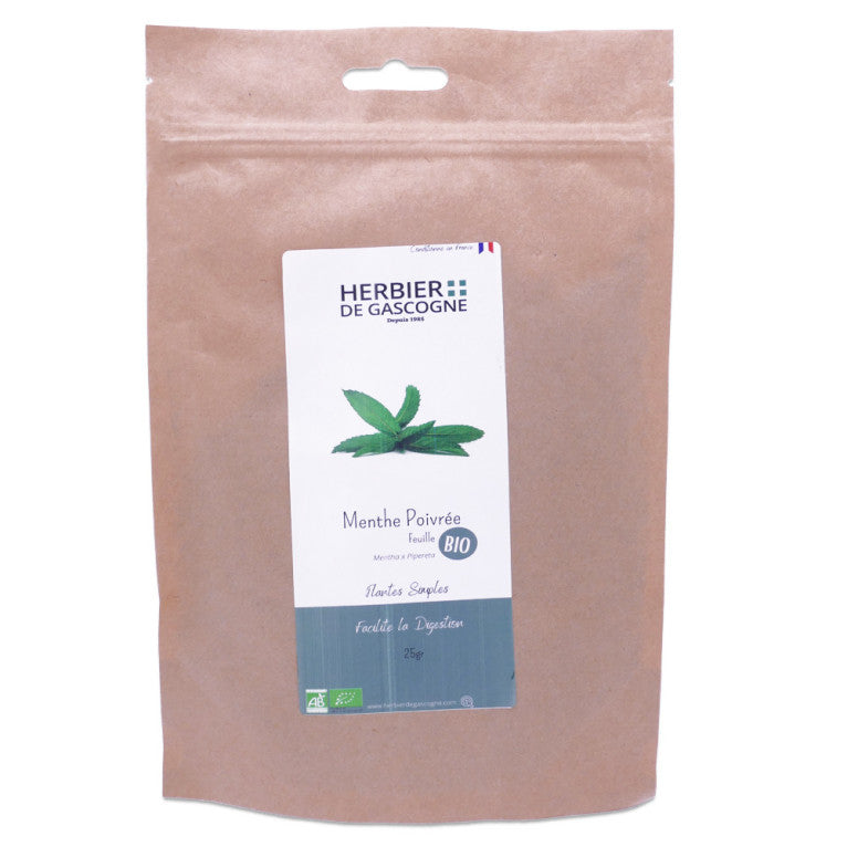Menthe Poivrée Feuille Coupée Bio 25g HDG