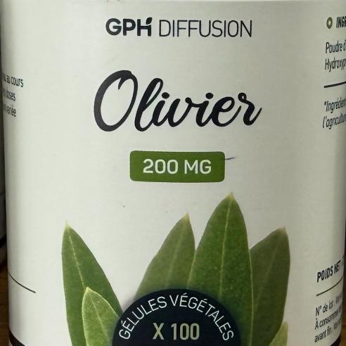 Olivier Feuille 200mg 100 Gélules H&P - GPH