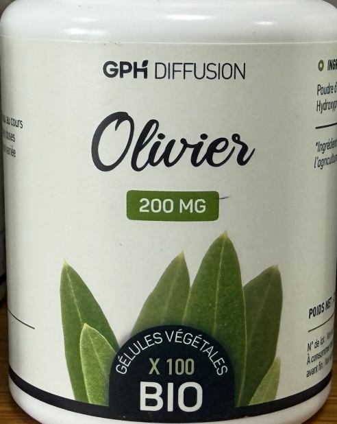 Olivier Feuille 200mg 100 Gélules H&P - GPH