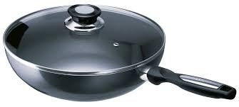 Poêle Wok Avec Couvercle Verre - Beka