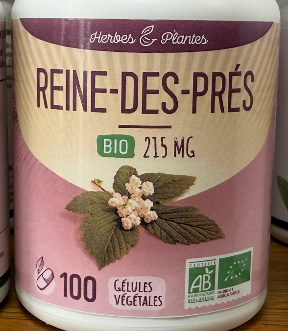 Reine des Prés 215 mg - 100 Gélules - Herbes & Plante
