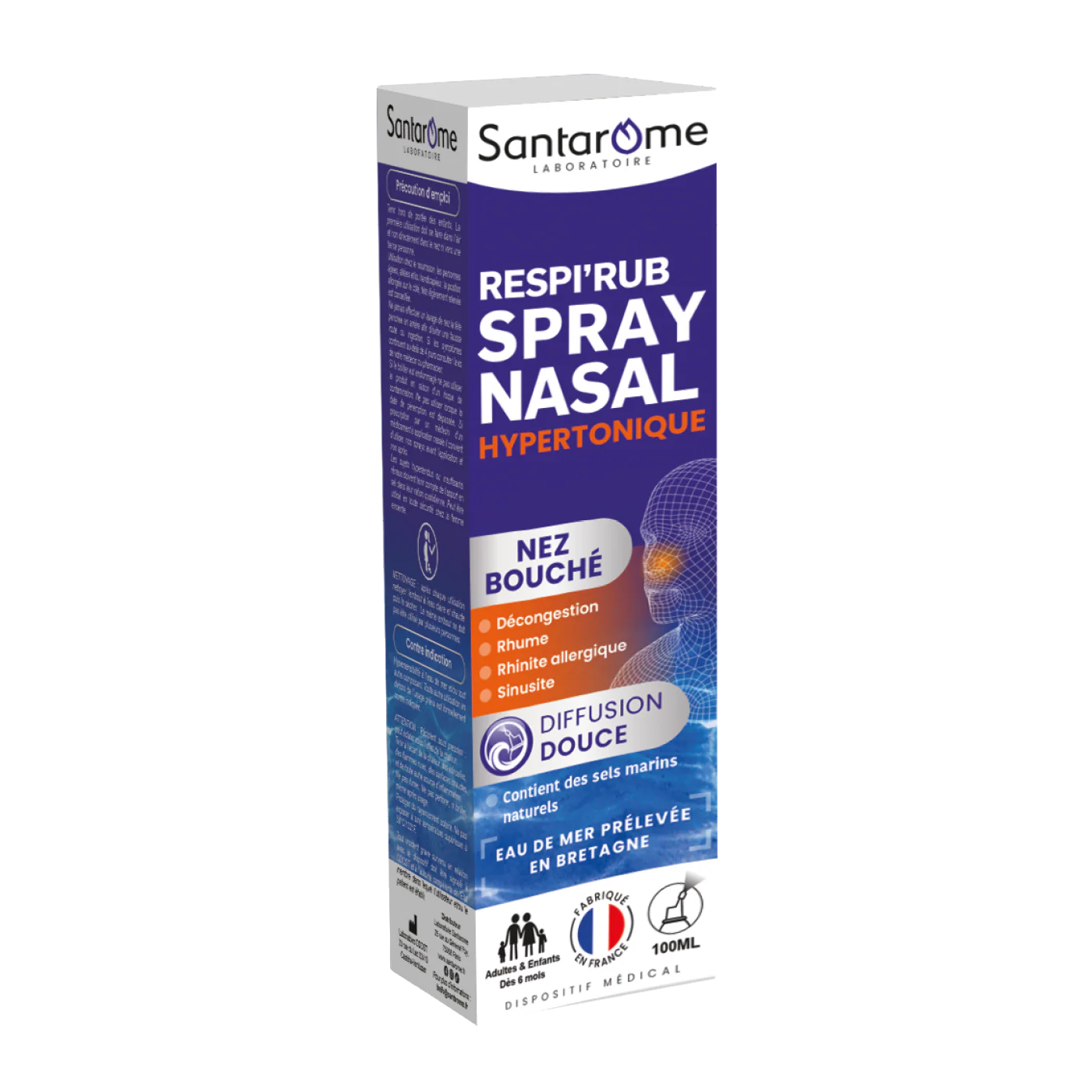 Spray Nasal Hypertonique 100ml - Santarome