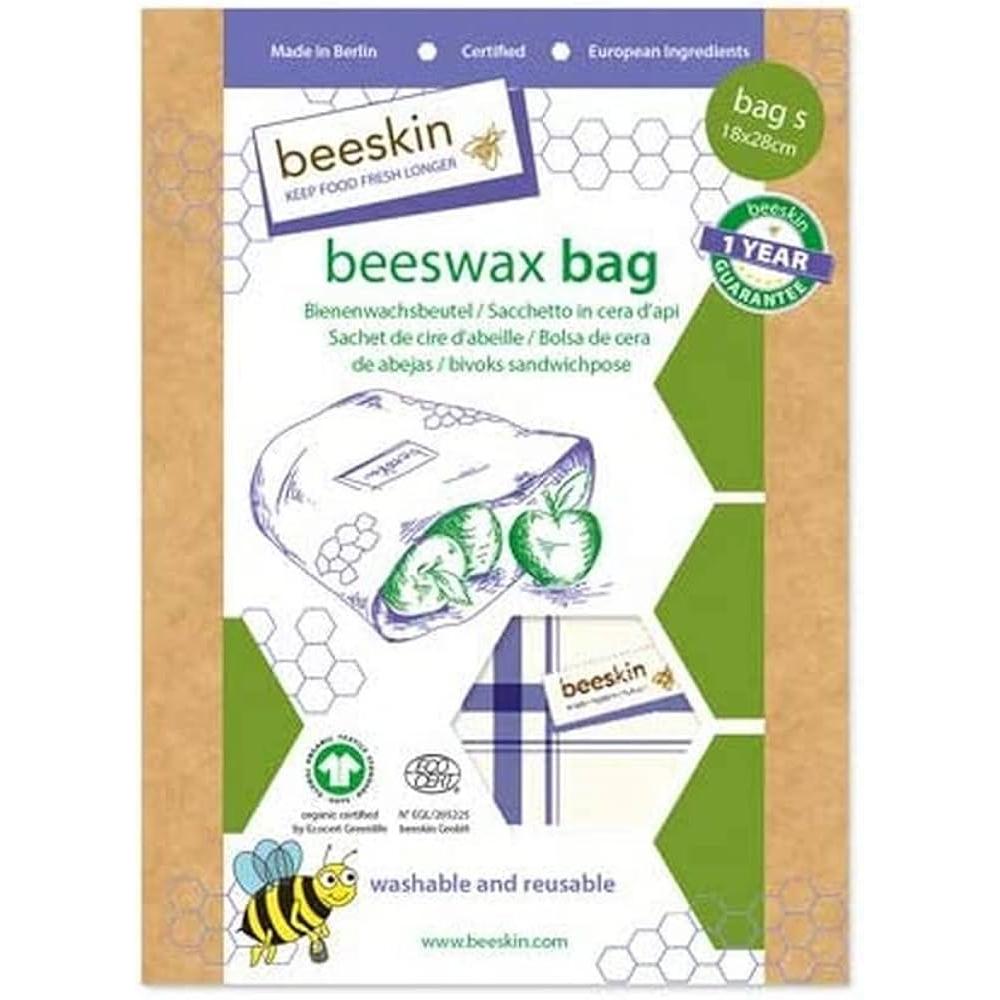 Sac Réutilisable en Cire d'Abeille - Taille S Beeskin