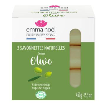 Savonnettes à l'Olive 3x150g Emma Noël