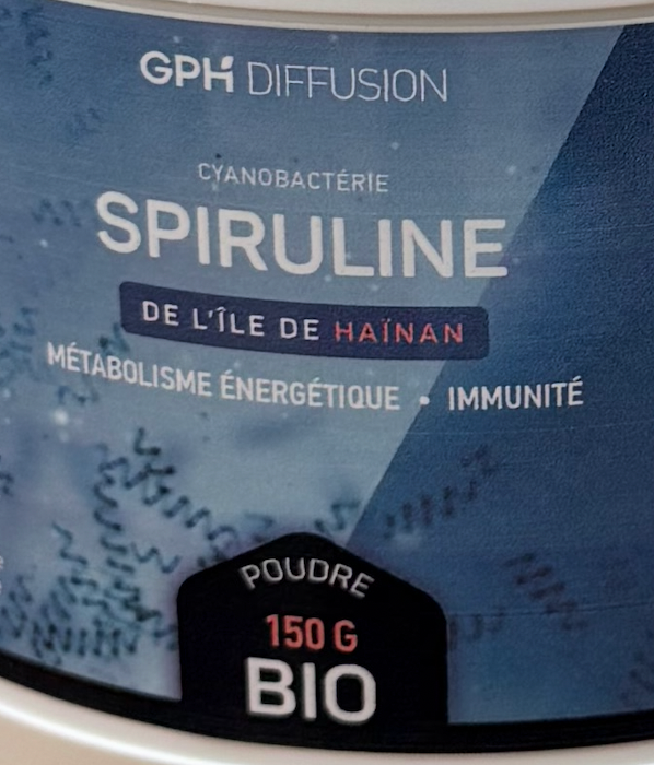 Spiruline en Poudre Pot 150g H&P - GPH