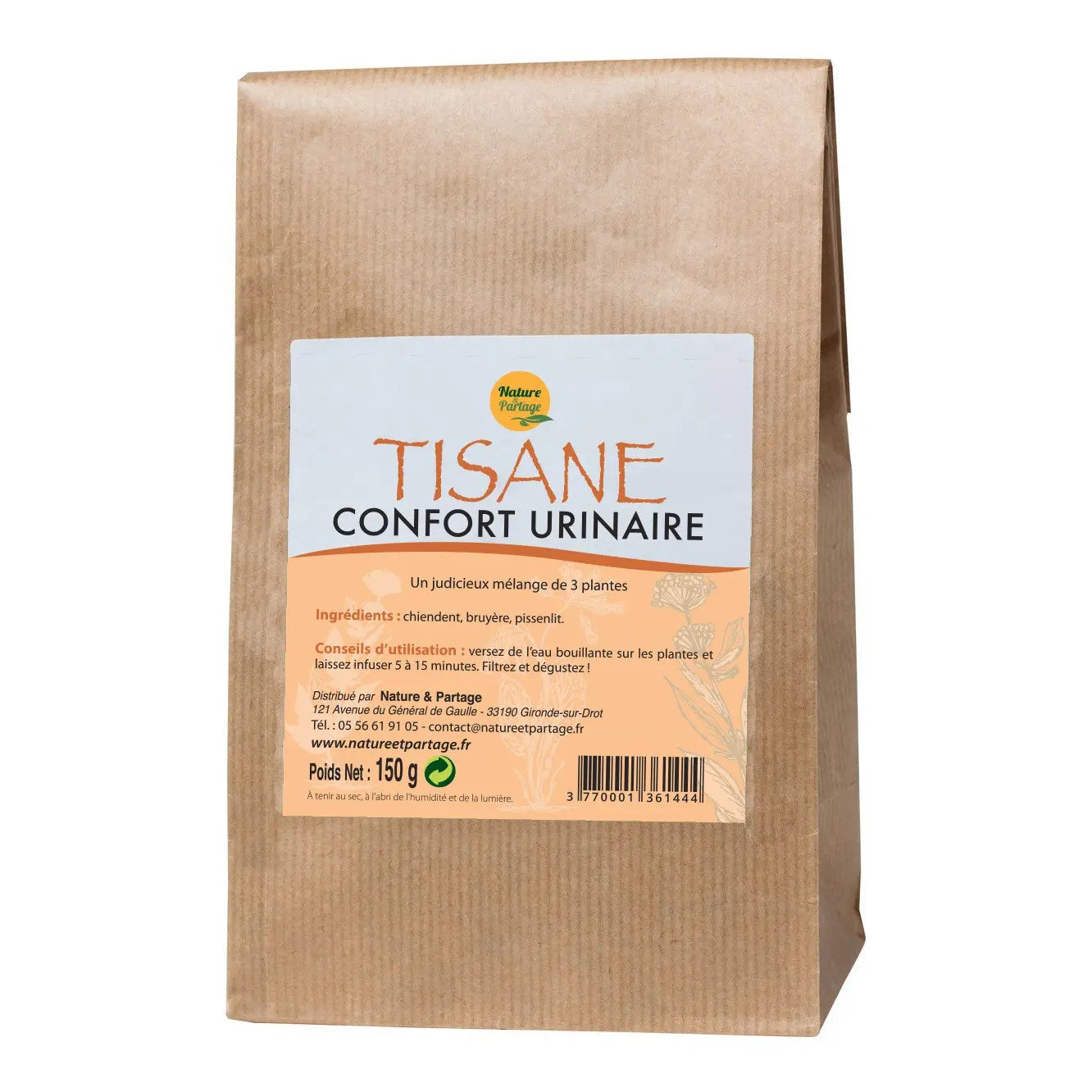 Tisane Confort Urinaire 3 Plantes