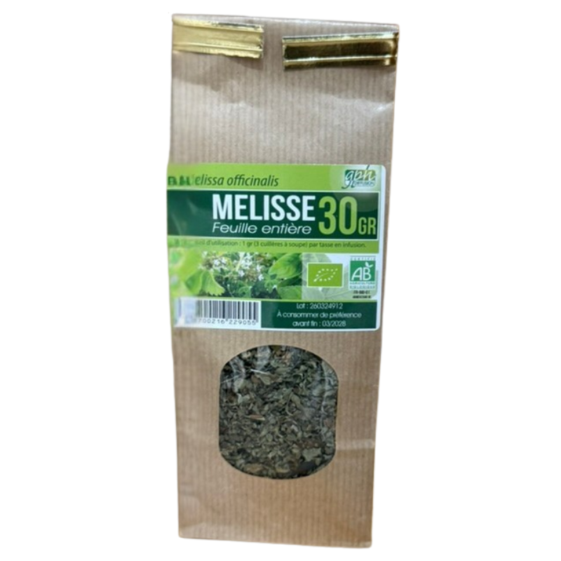 Tisane mélisse feuille 30gr GPH