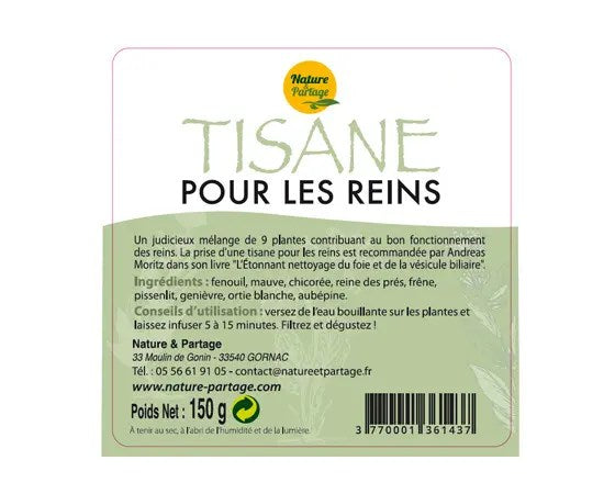 Tisane Pour les Reins 150g
