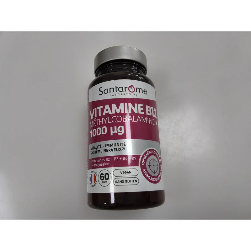 Vitamine B12 1000 un 60 gel santarome