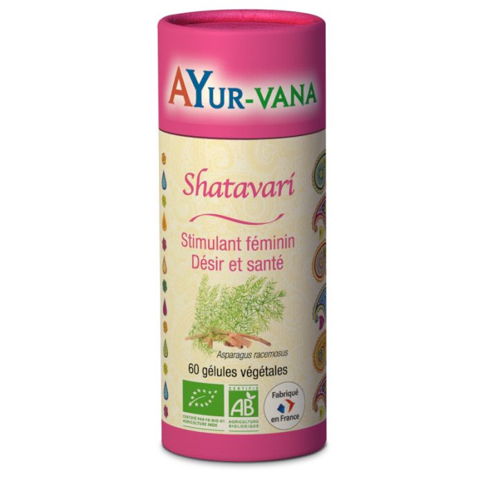 Shatavari Bio 60 Gélules 420mg - Ayur Vana