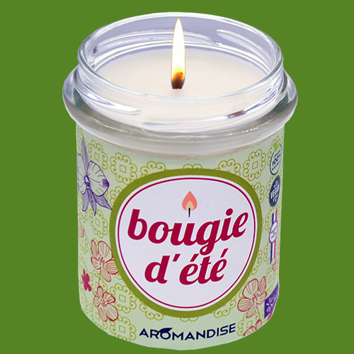 Bougie d'Été 100% Naturel Aromandise