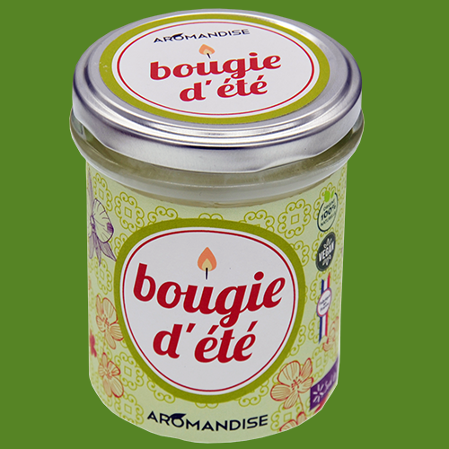 Bougie d'Été 100% Naturel Aromandise