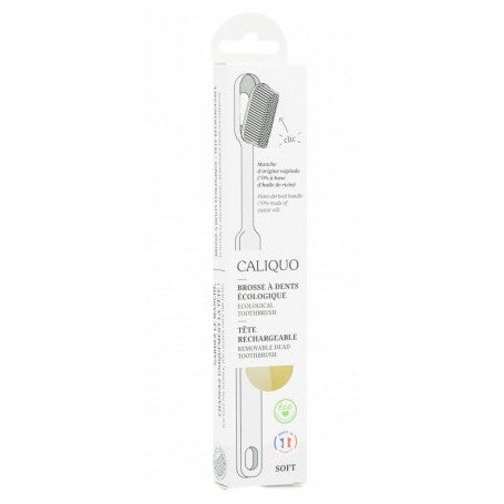 Brosse à Dents Blanche Souple Rechargeable - Caliquo
