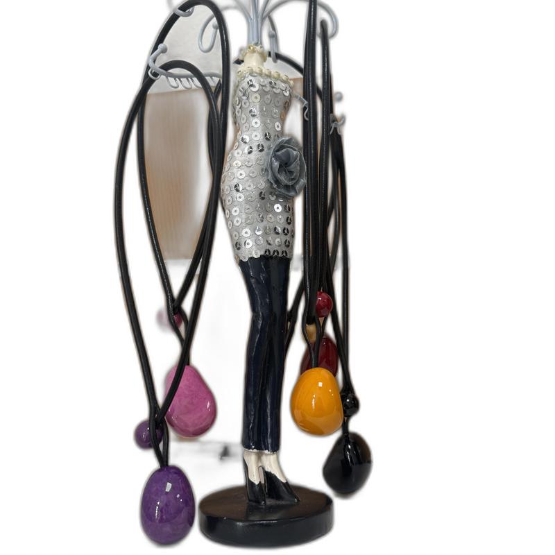 Collier Tagua Cuir