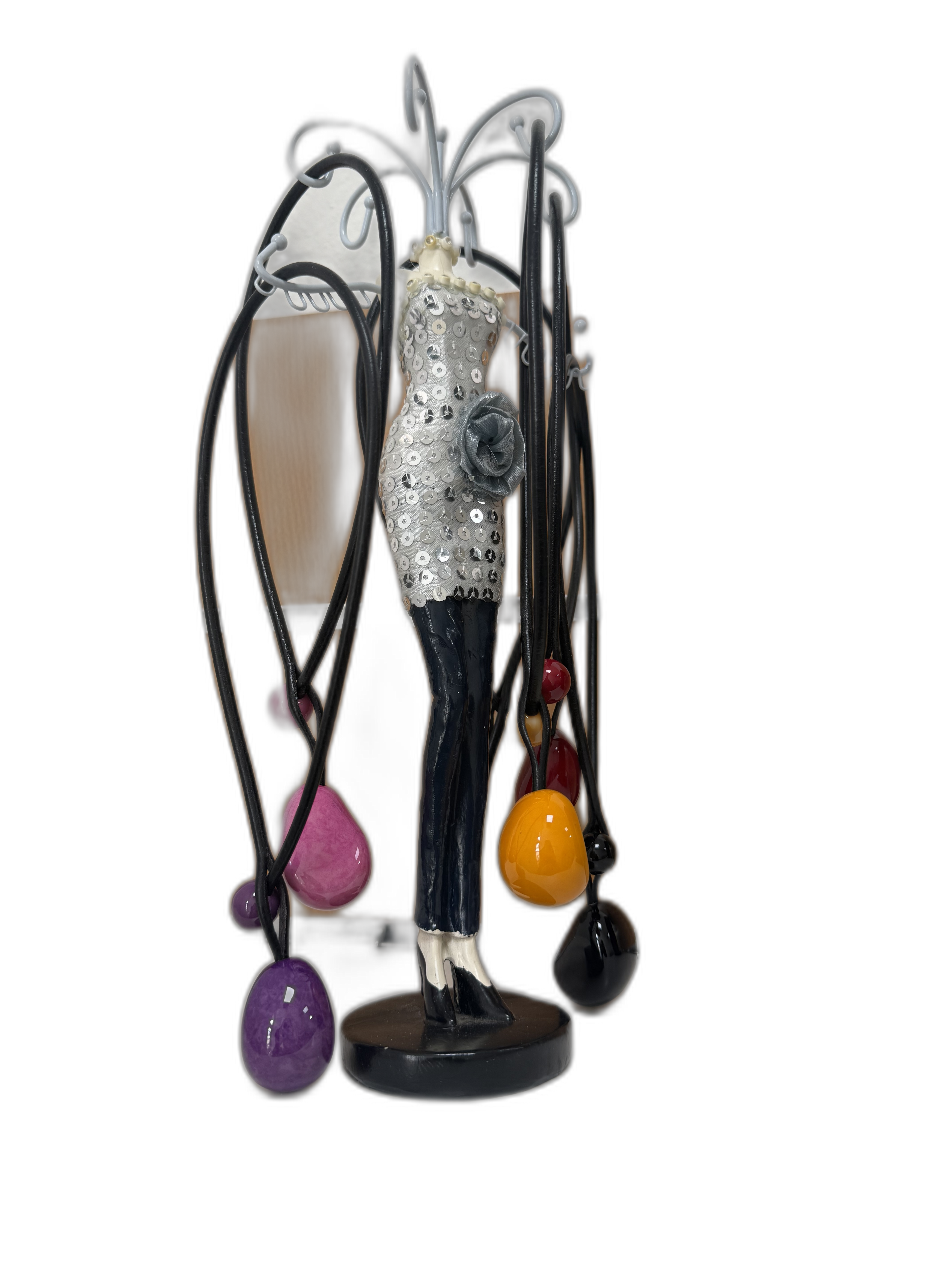 Collier Tagua Cuir