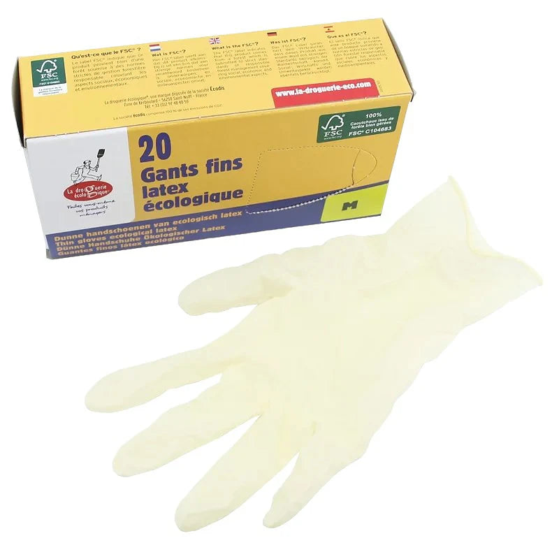 20 GANTS M LATEX - La Droguerie Ecologique