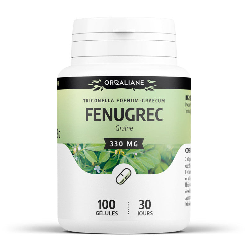 Fenugrec 330 mg 100 Gélules GPH