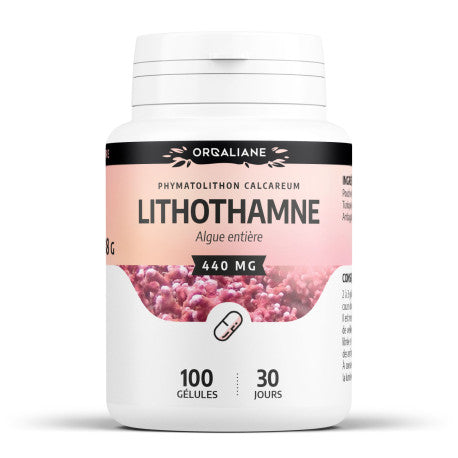 Lithotamne 440 mg 100 Gélules GPH - Orgaliane